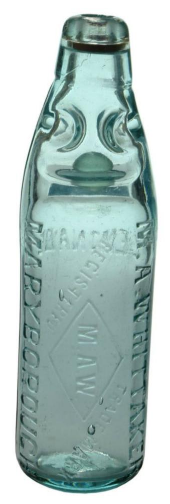 Whittaker Maryborough Victoria Codd Bottle