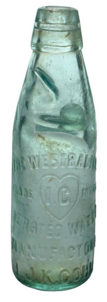 Westralian Cohn Coolgardie Codd Bottle