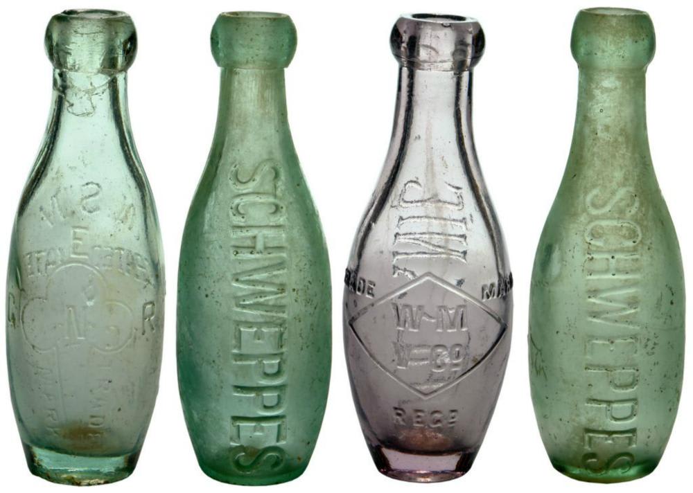 Collection old Blob Top Skittle Bottles