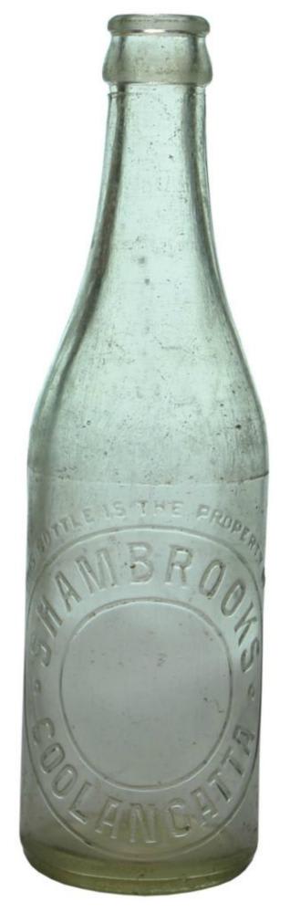 Shambrooks Coolangatta Crown Seal Soft Drink Bottle