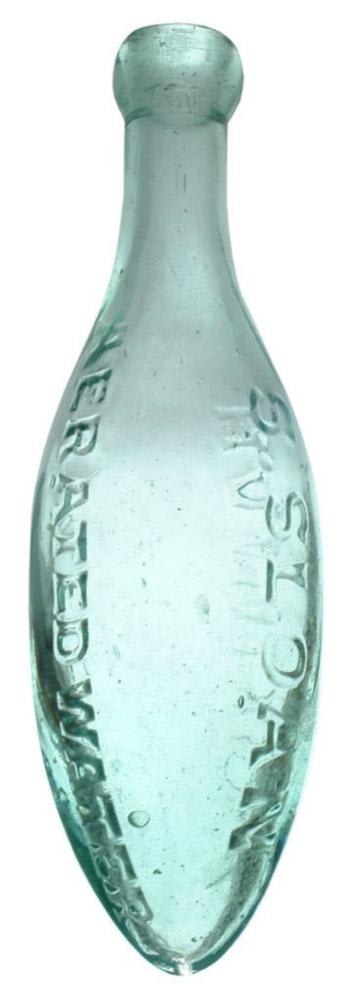 Sloan Hamilton Antique Torpedo Bottle
