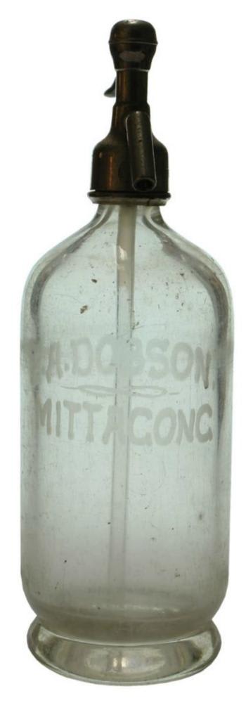 Dobson Mittagong Etched Soda Syphon
