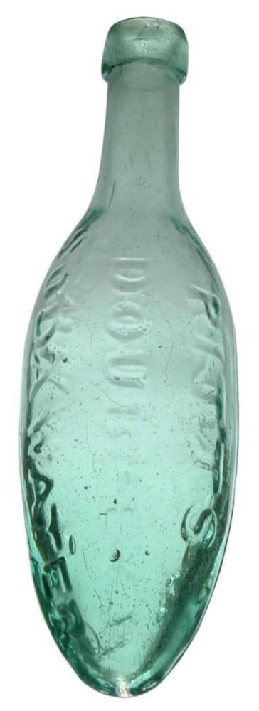Pitts Double Soda Water London Torpedo Bottle