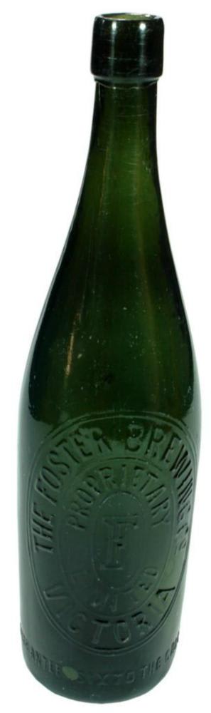 Foster Brewing Victoria Green Beer Bottle