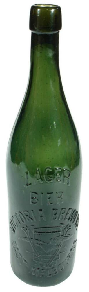 Lager Bier Victoria Brewery East Melbourne Bottle