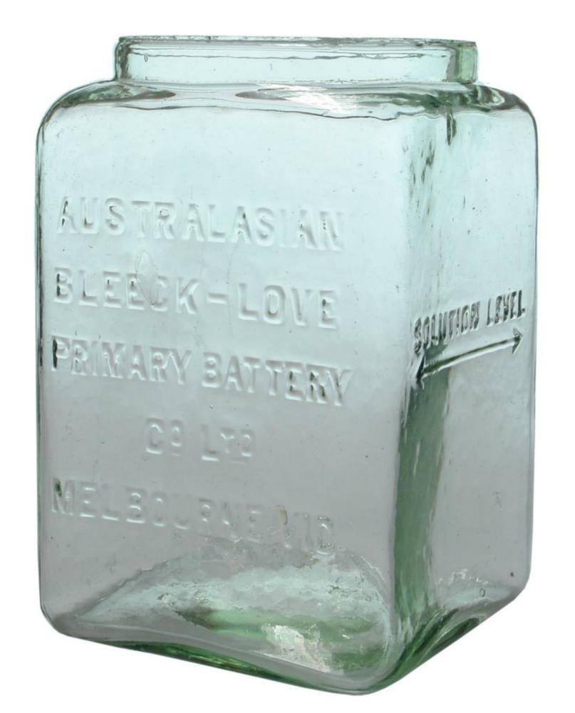 Australasian Bleeck-Love Primary Battery Glass