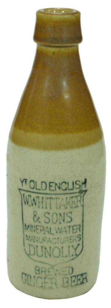 Ye Old English Rowlands Ginger Beer Bottle