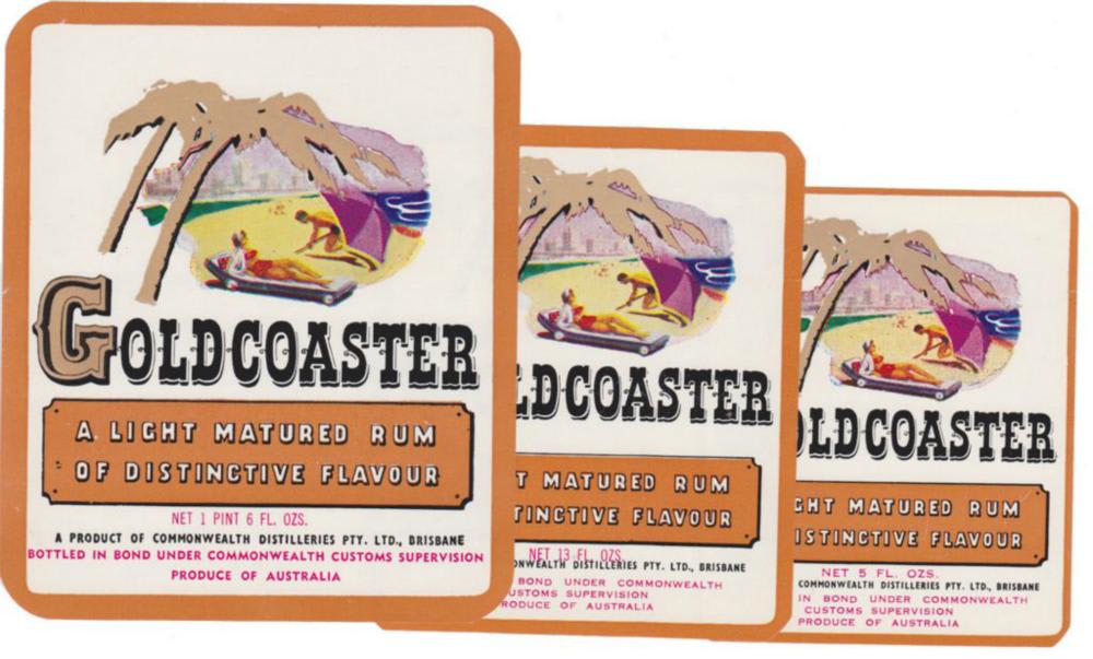 Goldcoaster Rum Labels