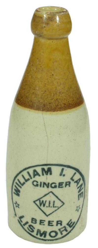 William Lane Lismore Stone Ginger Beer Bottle