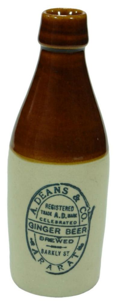 Deans Ararat Chocolate Top Ginger Beer Bottle