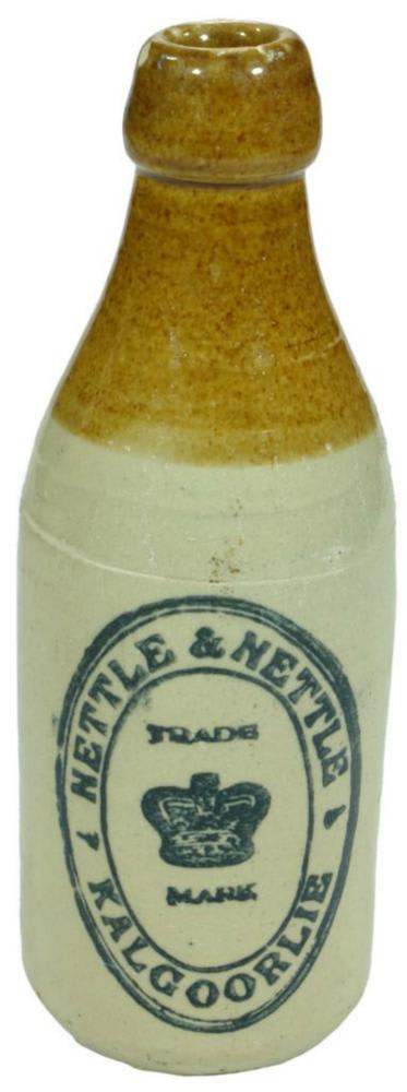 Nettle Kalgoorlie Crown Bendigo Pottery Bottle