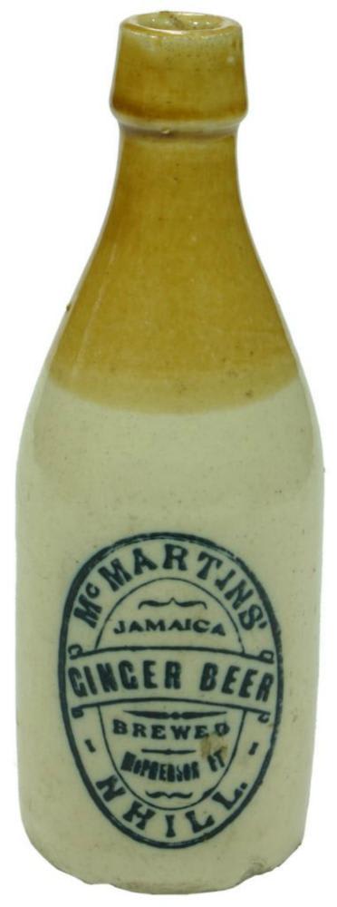 McMartin Nhill Jamaica Ginger Beer Bottle