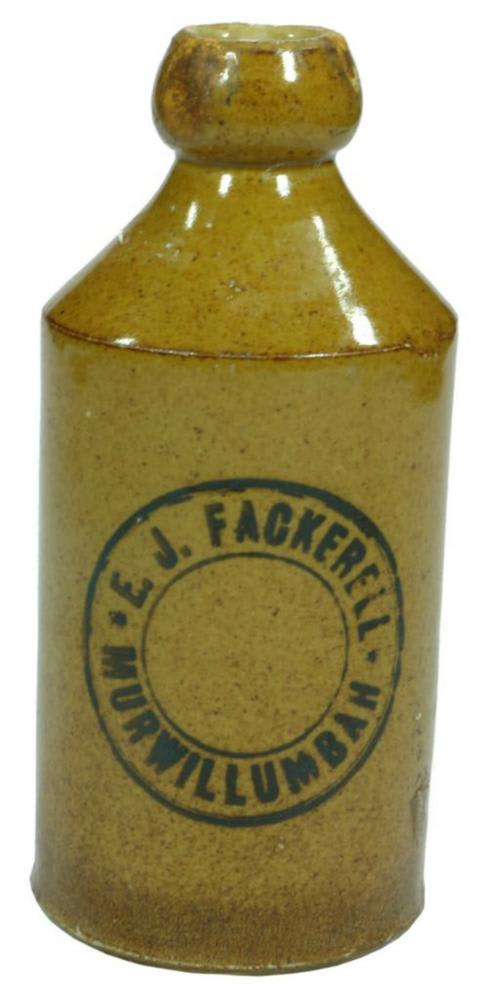 Fackerell Murwillumbah Stoneware Ginger Beer Bottle