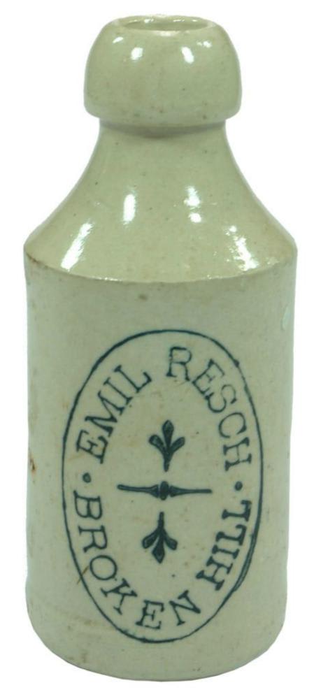 Emil Resch Broken Hill Pinnacle Brand Bottle