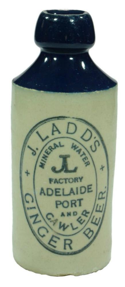 Ladd's Adelaide Gawler Ginger Beer Bottle