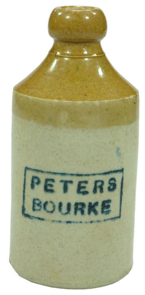 Peters Bourke Stoneware Ginger Beer Bottle