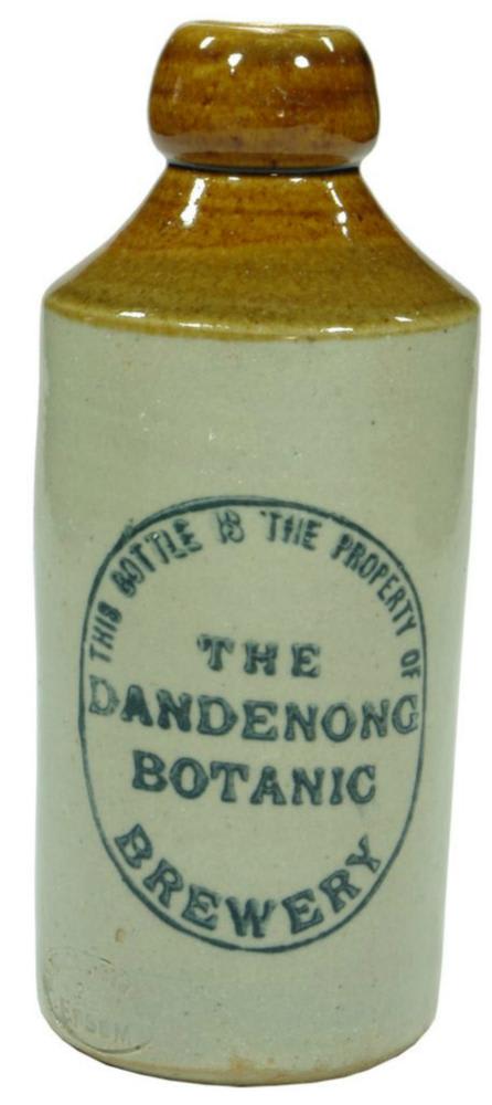 Dandenong Botanic Brewery Ginger Beer Bottle