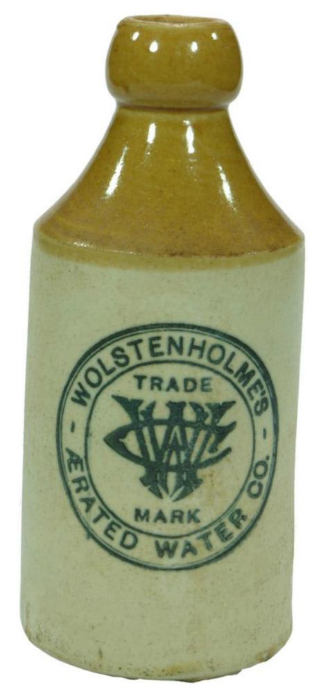 Wolstenholme's Aerated Water Stoneware Ginger Beer Bottle