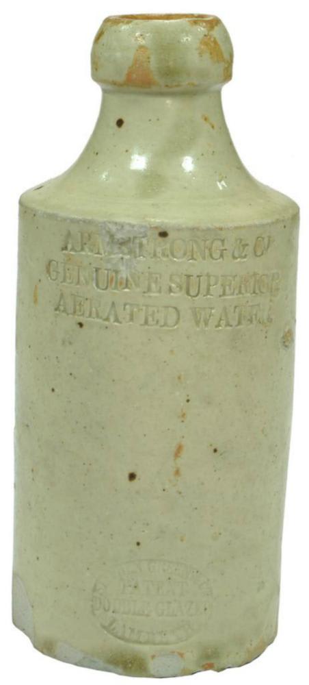 Armstrong Genuine Superior Aerated Water Impressed Stoneware