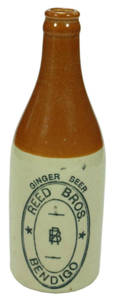 Reed Bros Bendigo Ginger Beer Bottle