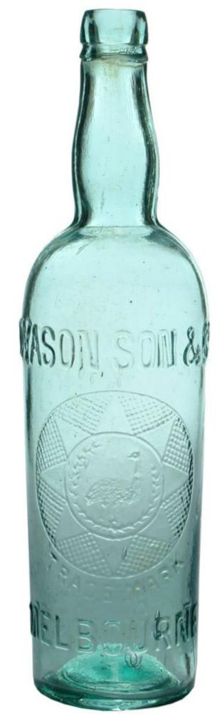 Dyason Son Melbourne Emu Cordial Bottle