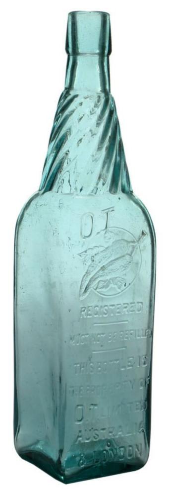 OT Australia London Chilli Cordial Bottle