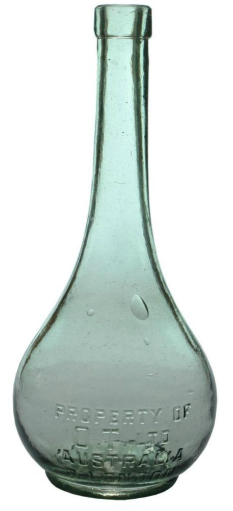 OT Australia London Bulbous Cordial Bottle