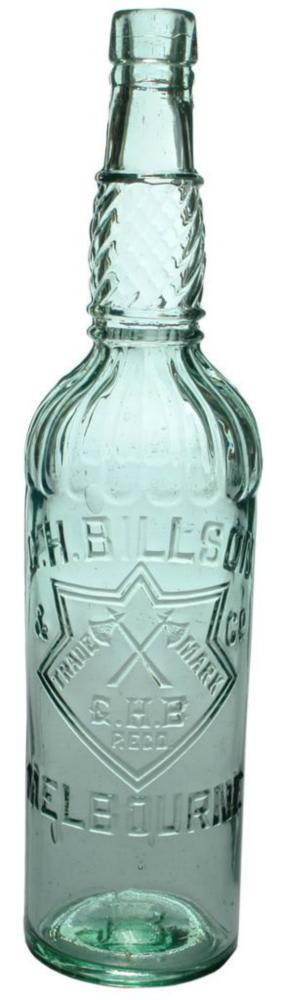 Billson Melbourne Hatchets Cordial Bottle