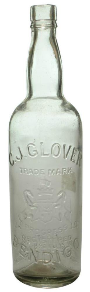 Glover Bendigo Progress Cordial Bottle