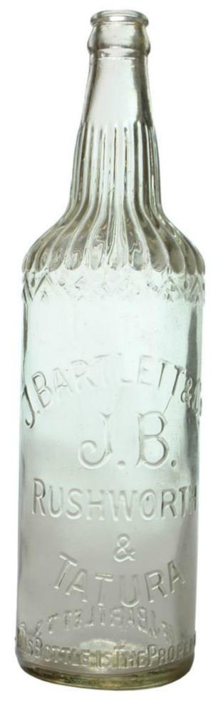 Bartlett Rushworth Tatura Crown Seal Cordial Bottle