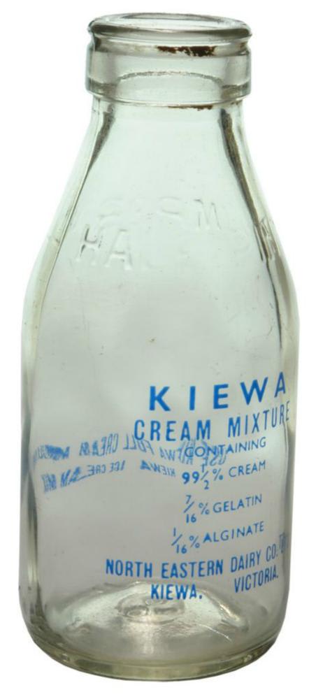 Kiewa Ceramic Label Cream Bottle