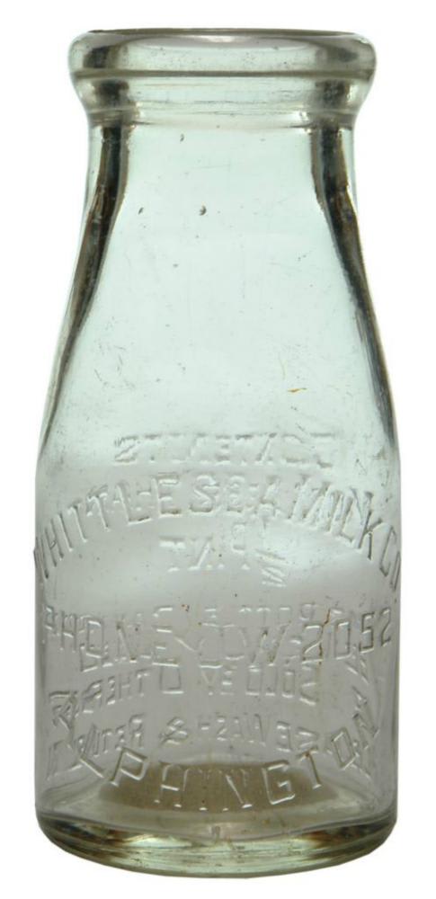 Whittlesea Milk Alphington Vintage Bottle