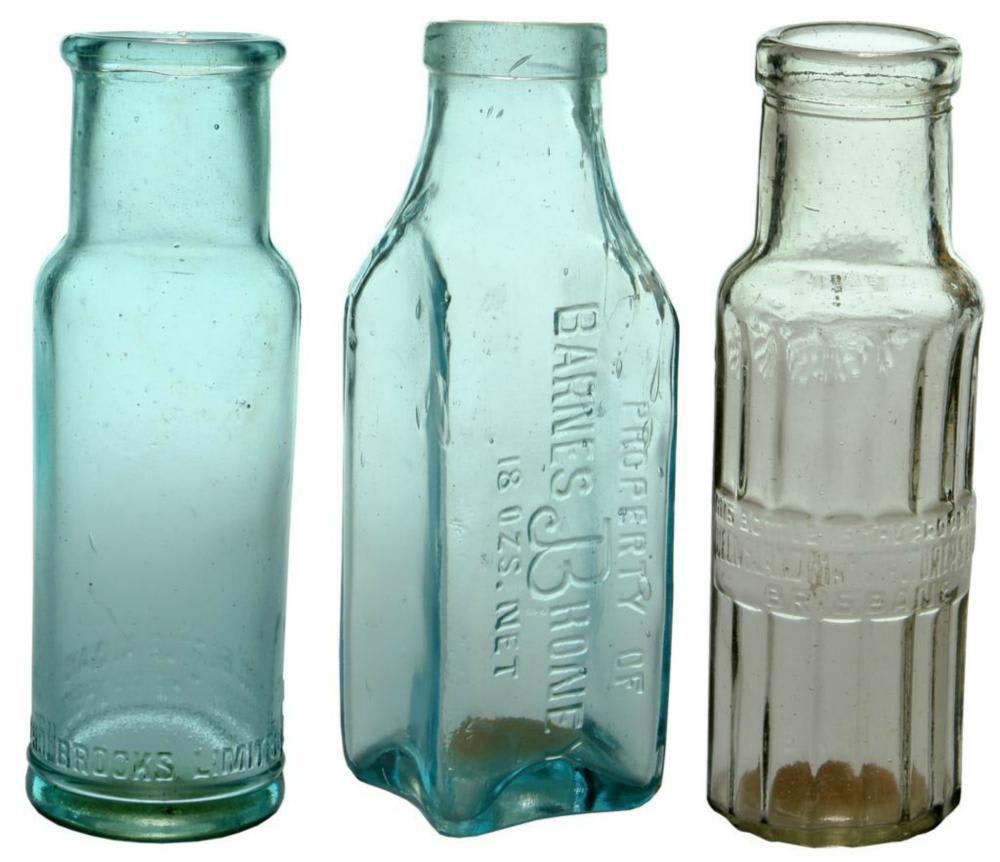 Collection Antique Chutney Pickle Bottles