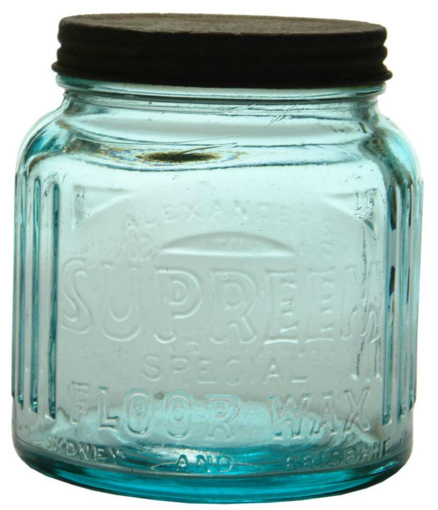 Alexander's Supreem Special Floor Wax Jar