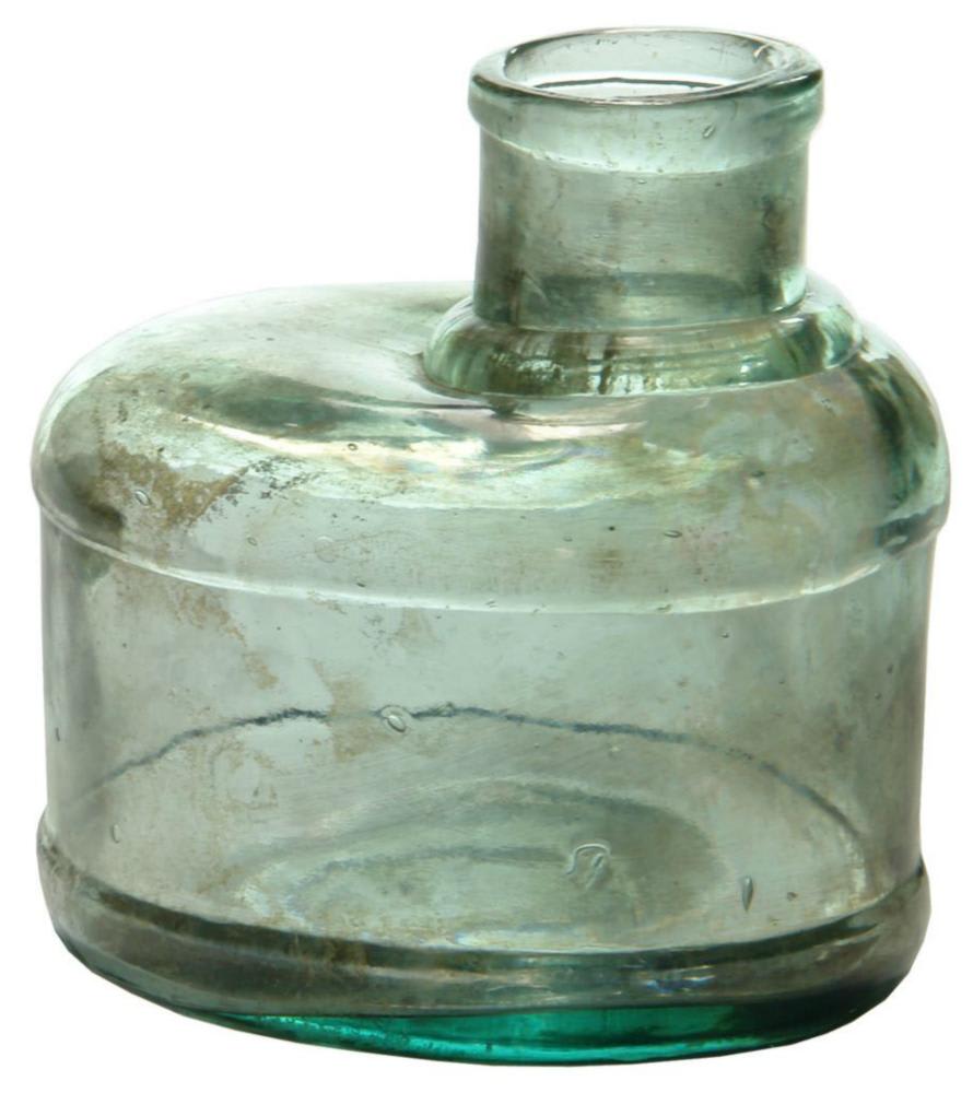 Oval Ink Glass Bottle