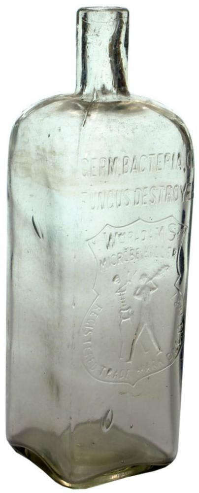 Radam's Microbe Killer Antique Glass Bottle