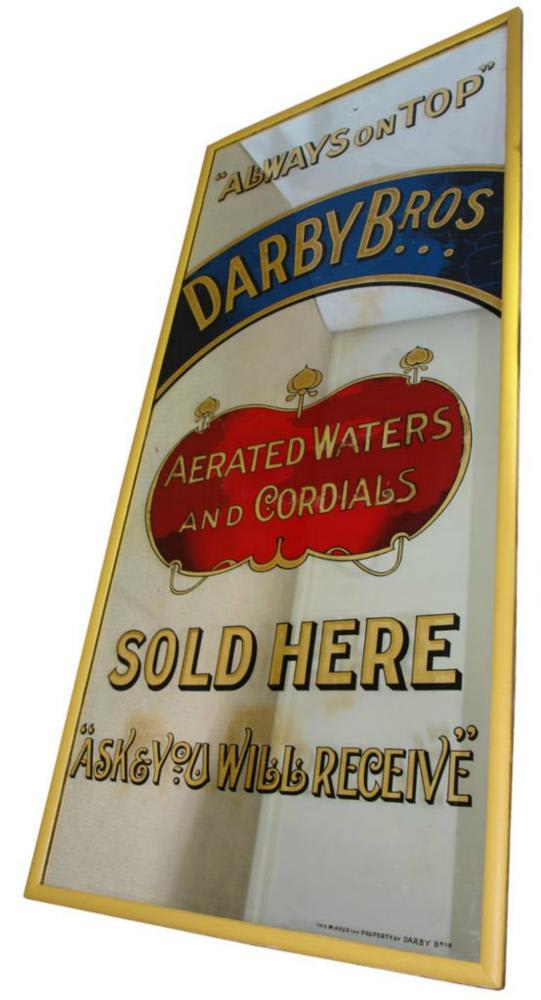 Darby Bros Aerated Waters Sold Here Mirror