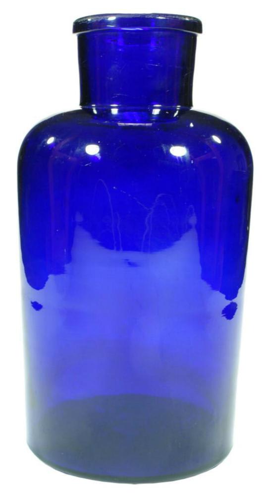Cobalt Blue Glass Chemist Jar