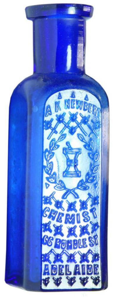 Newbery Chemist Rundle Adelaide Blue Bottle