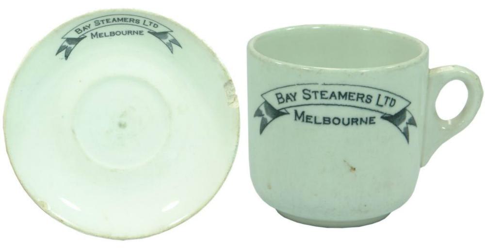 Bay Steamers Melbourne Maddock England Cup Saucer