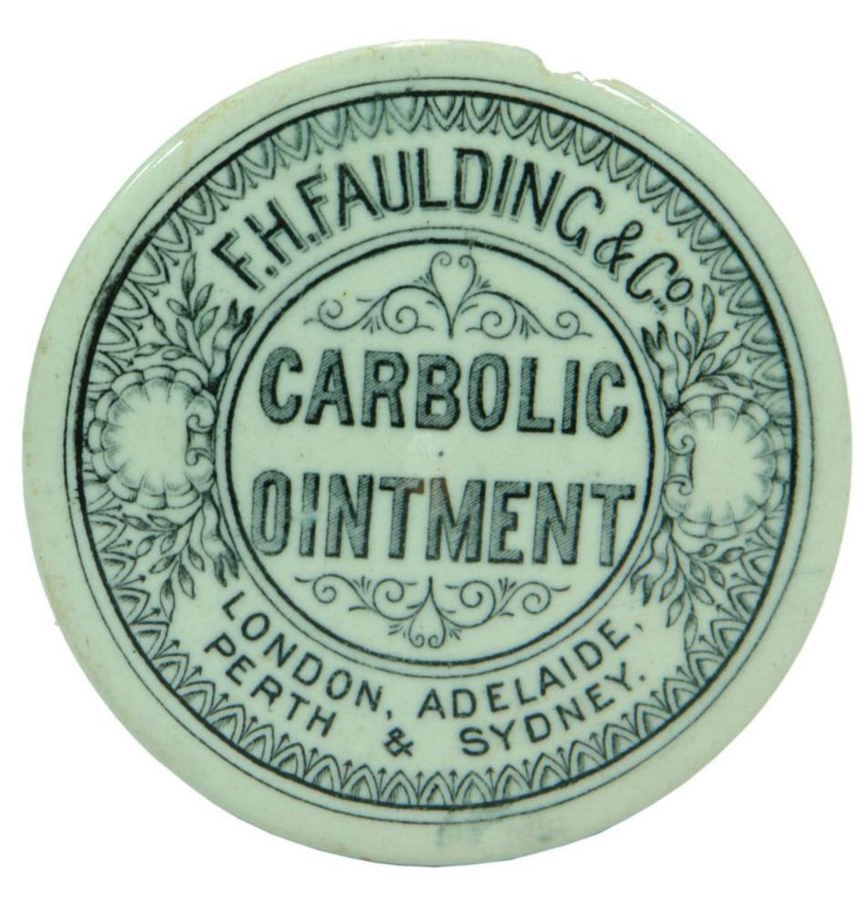 Faulding Carbolic Ointment London Adelaide Perth Sydney