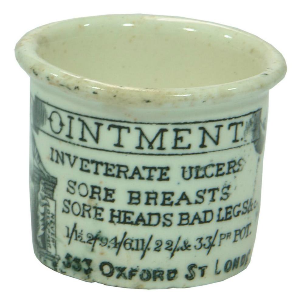 Holloway's Ointment Ceramic Pot
