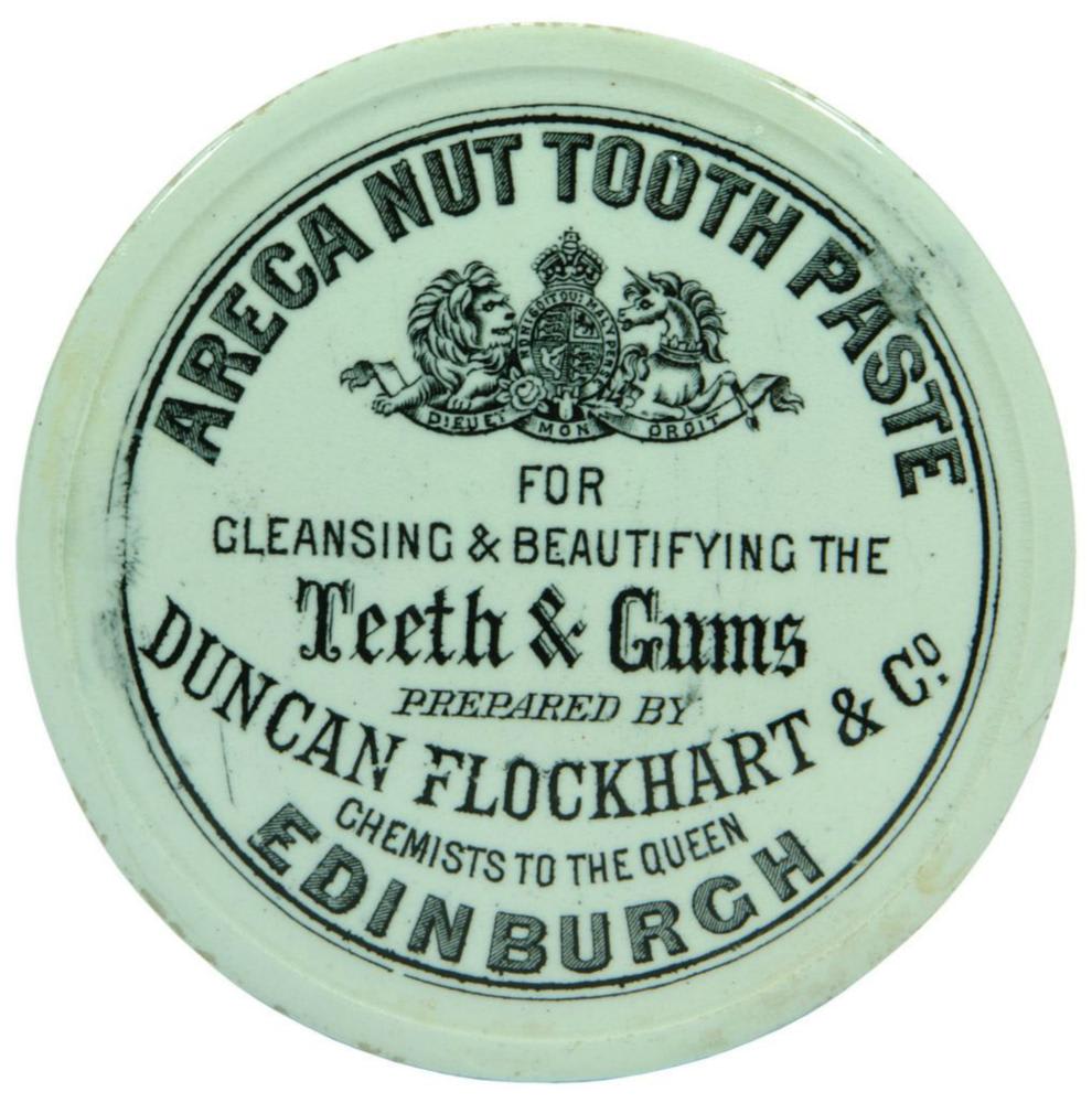 Duncan Flockhart Edinburgh Tooth Paste Pot Lid