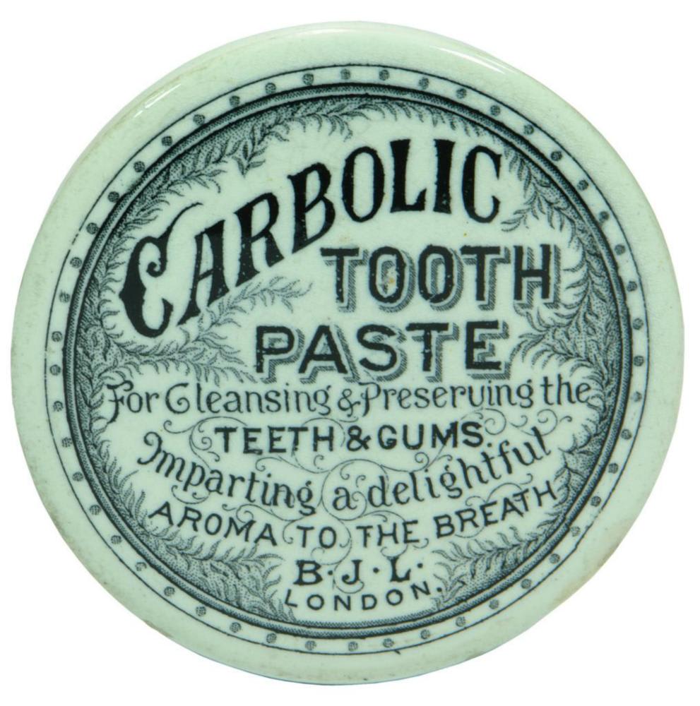Carbolic Tooth Paste Pot Lid