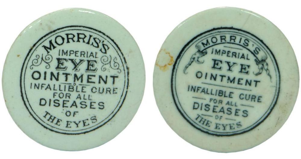 Morris's Imperial Eye Ointment Pot Lids