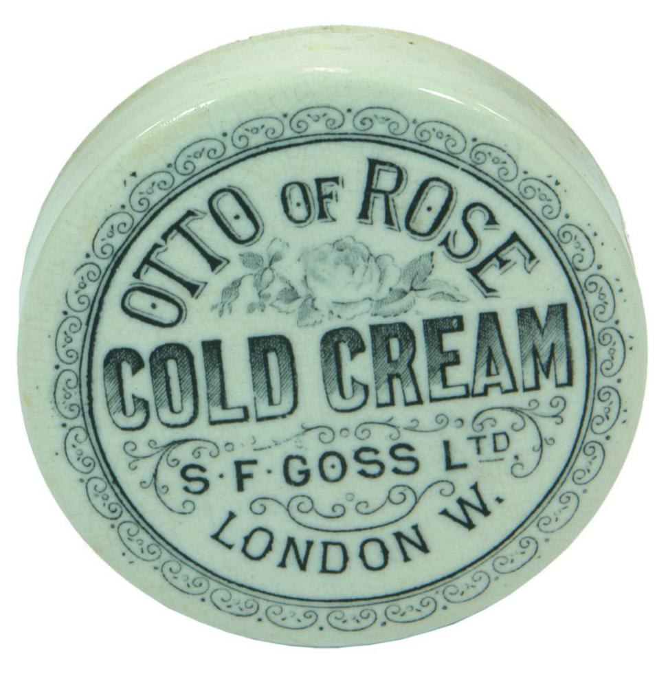 Goss London Otto Rose Cold Cream Potlid