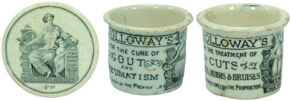 Collection Holloway's Ointment Ceramic Pots