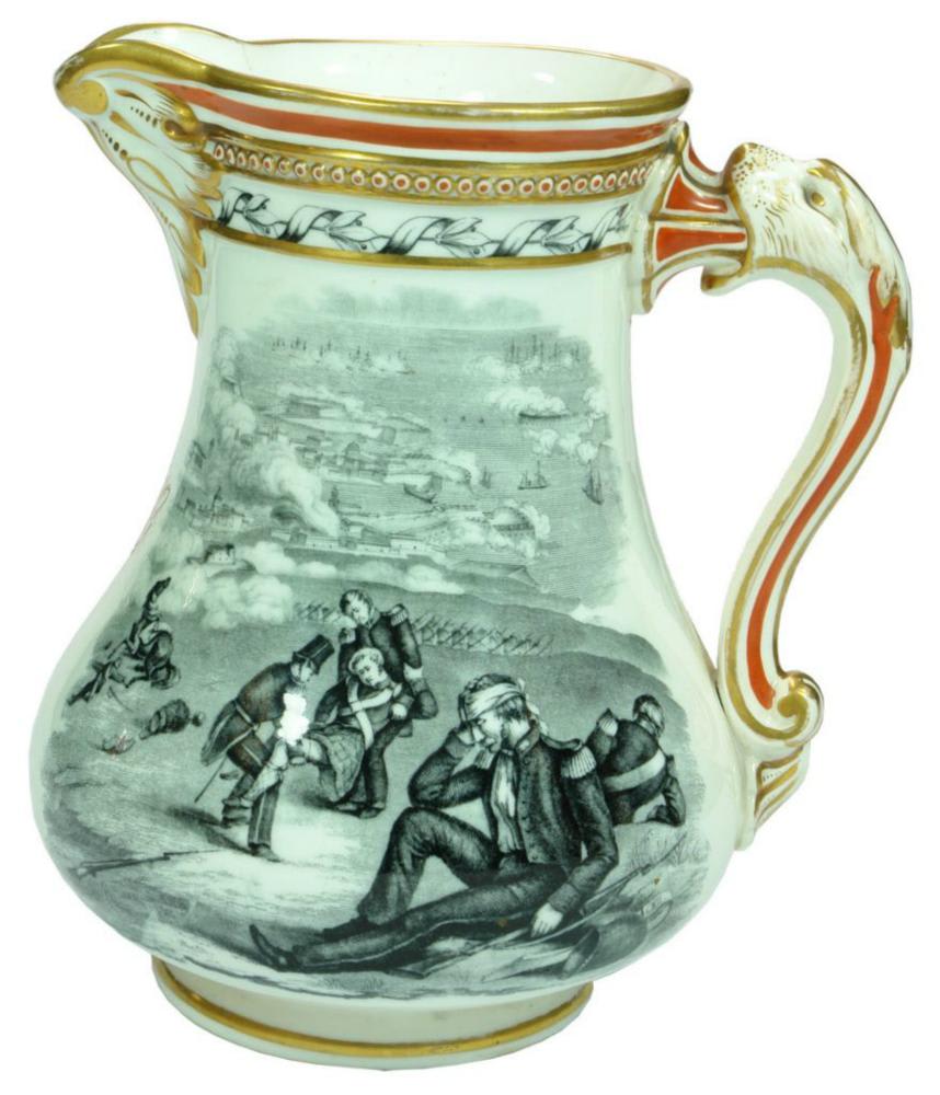 Royal Patriotic Fund Alcock Burslem Ceramic Jug