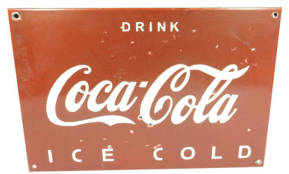 Drink Coca Cola Reproduction Enamel Sign