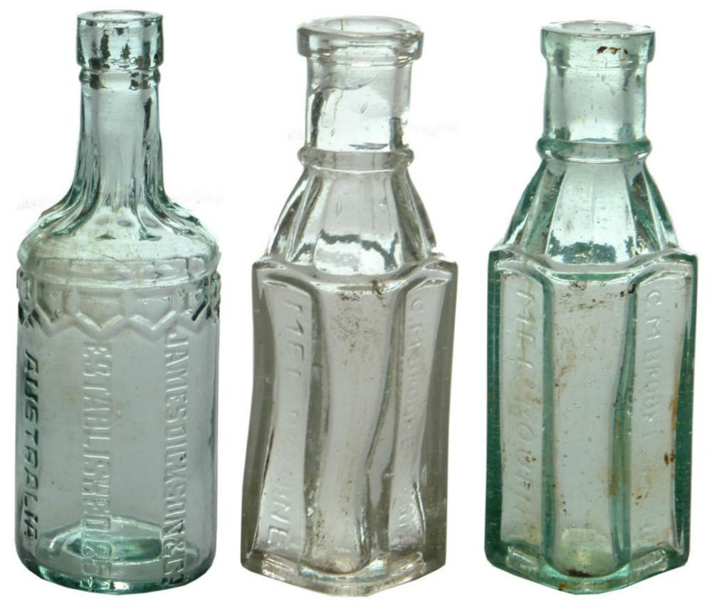 Collection Sample Cordial Old Bottles